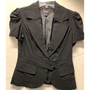XOXO Short Sleeve Blazer